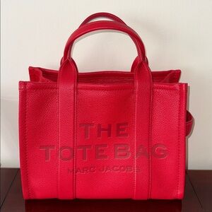 Marc Jacobs Medium Red Leather Tote